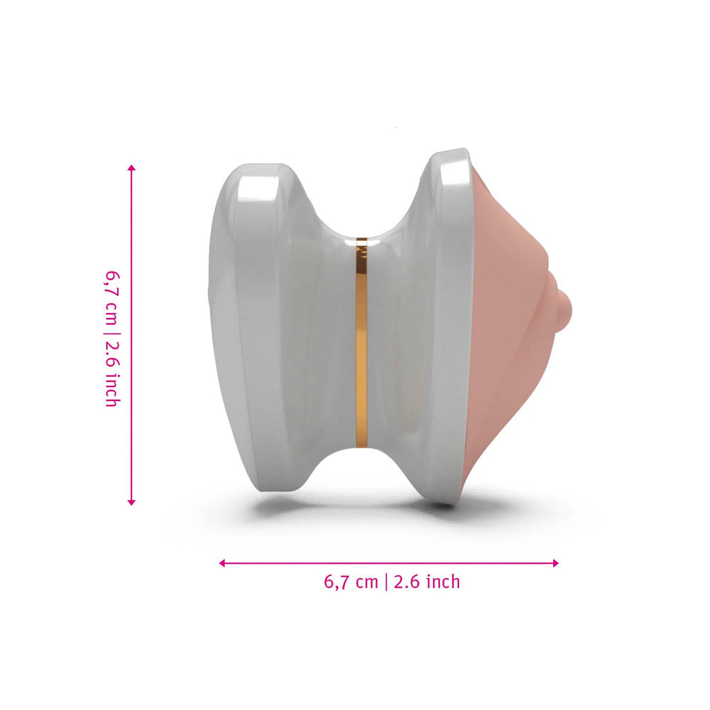 Mystim Pink Hearts Desire Waterproof Clitoral Stimulator