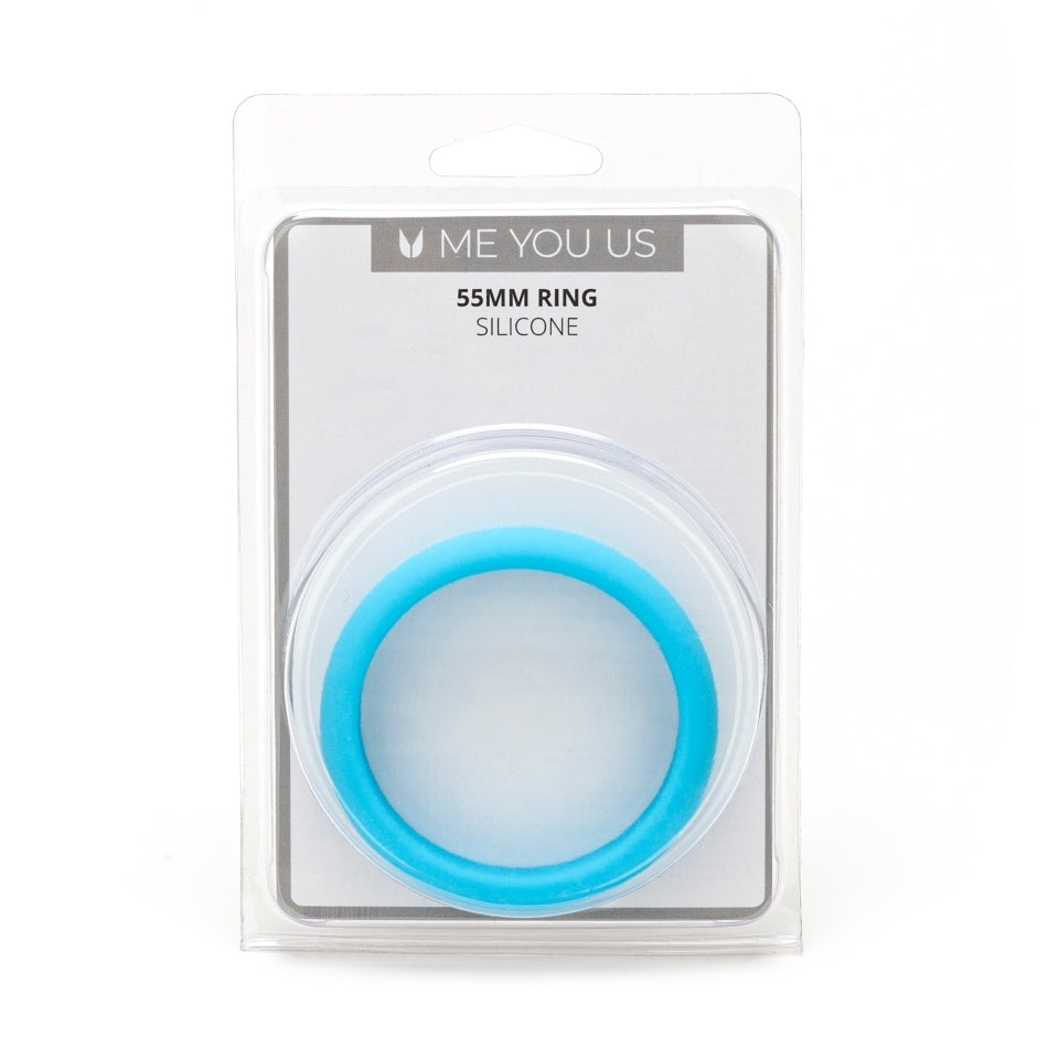 Me You Us Black Silicone 55mm Comfort Ring