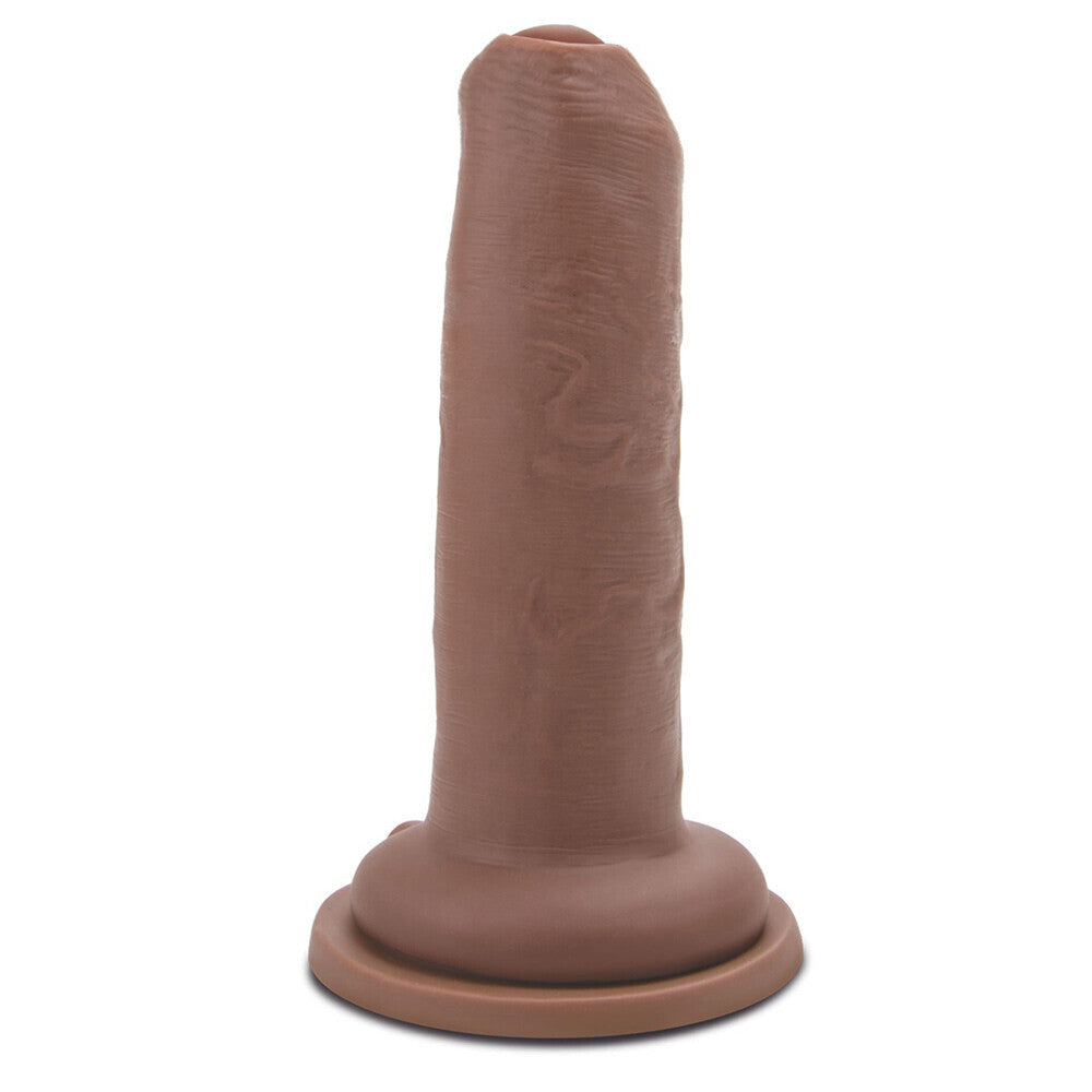 Me You Us Flesh Brown Uncut Ultra Cock 6 Inch Dildo