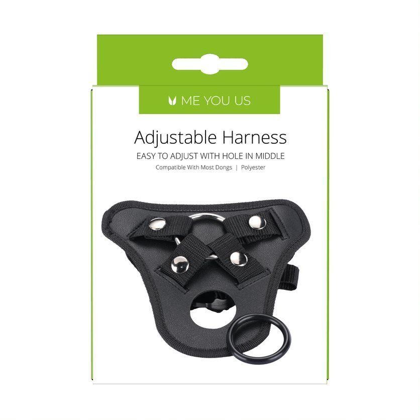 Me You Us Black Adjustable Comfort Harness All Body Types