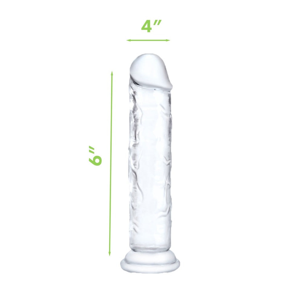 Me You Us Clear Flexible 6-Inch Curved Dong