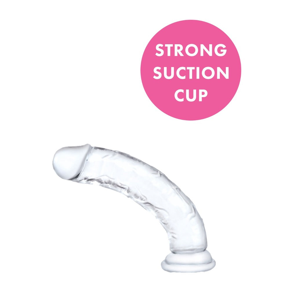Me You Us Clear Flexible 6-Inch Curved Dong