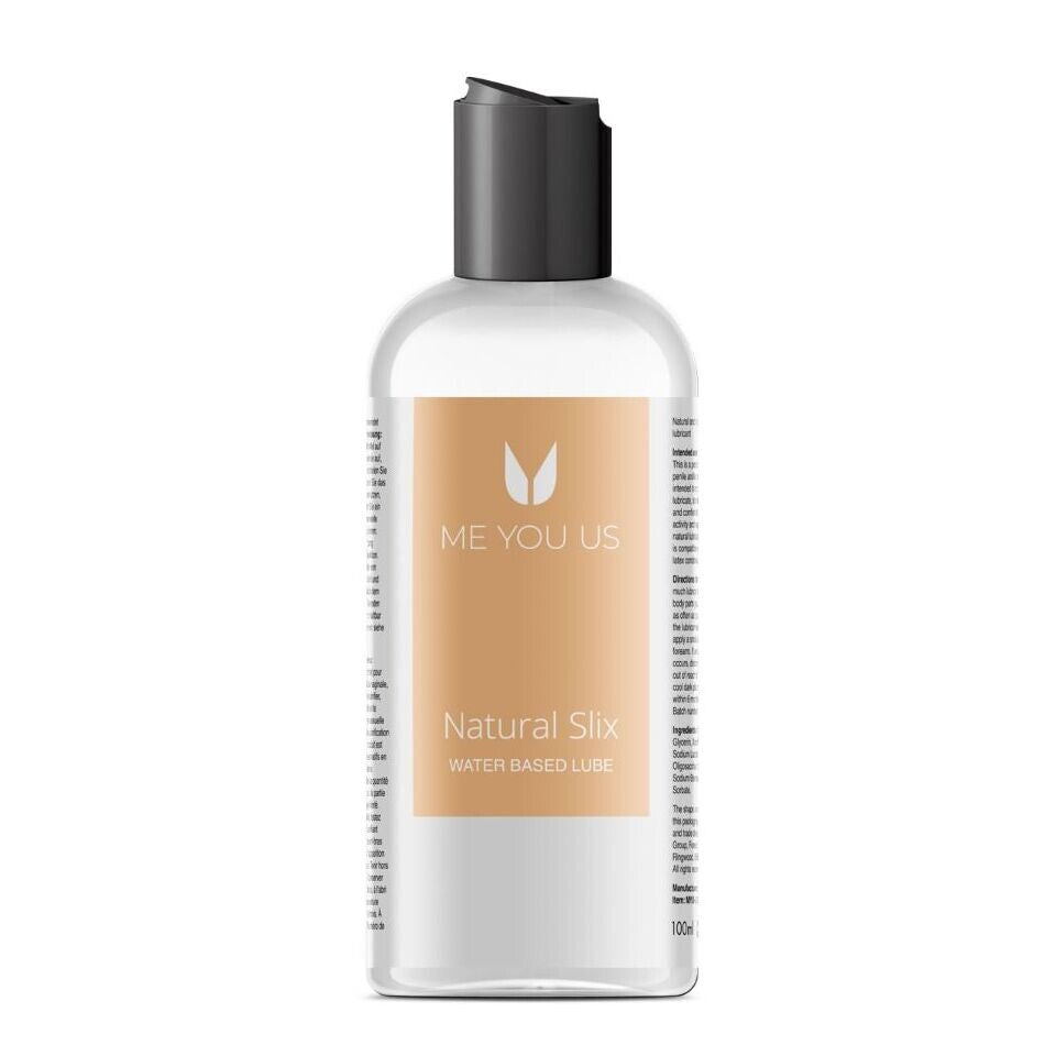 Me You Us Clear Natural Slix Water Based Lubricant 100ml