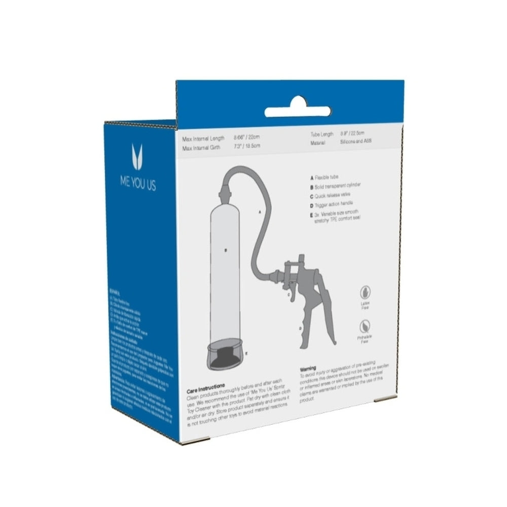 Me You Us Clear X Factor Penis Pump for Enhanced Size