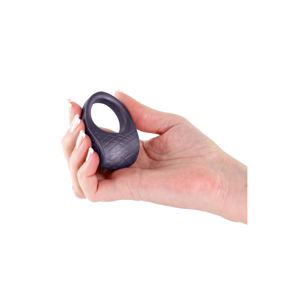 Levis Black Rechargeable Cockring with Multiple Speeds