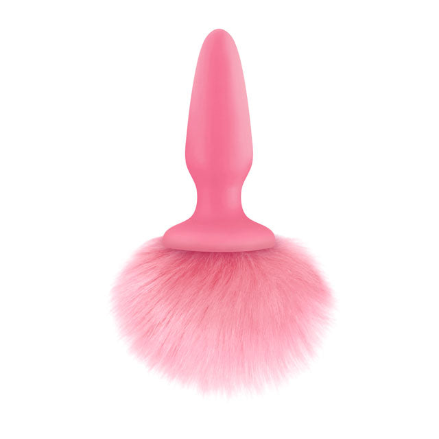Bunny Bliss Pink Tail Plug with Fluffy Bunny Tail