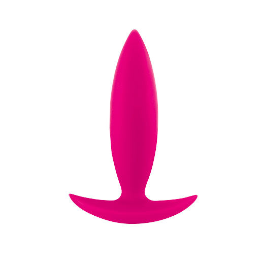INYA Pink Silicone Spades Butt Plug Small with T-Bar Base