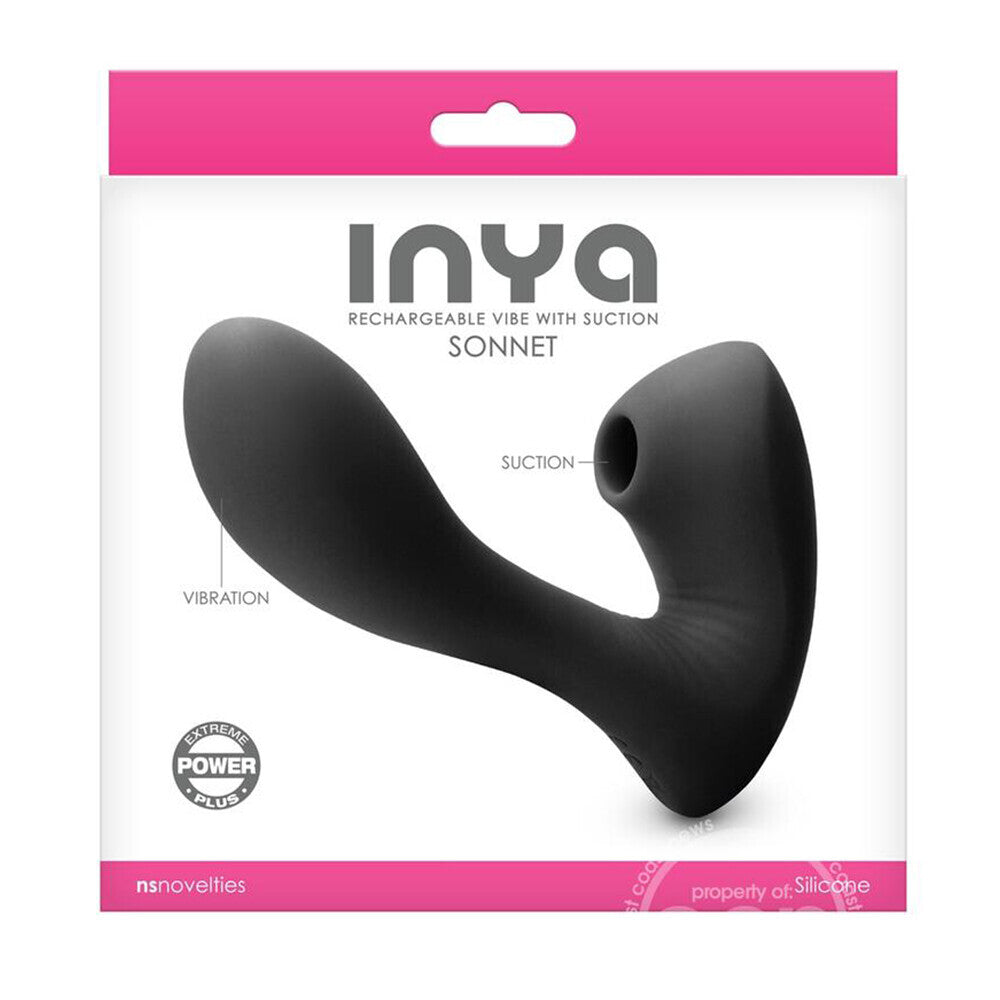 Inya Pink Rechargeable G-Spot Vibrator with Suction