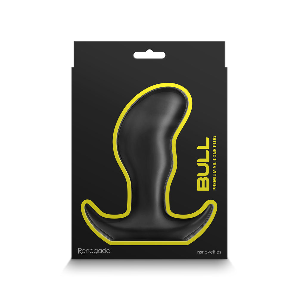 Renegade Black Premium Silicone Medium Anal Plug