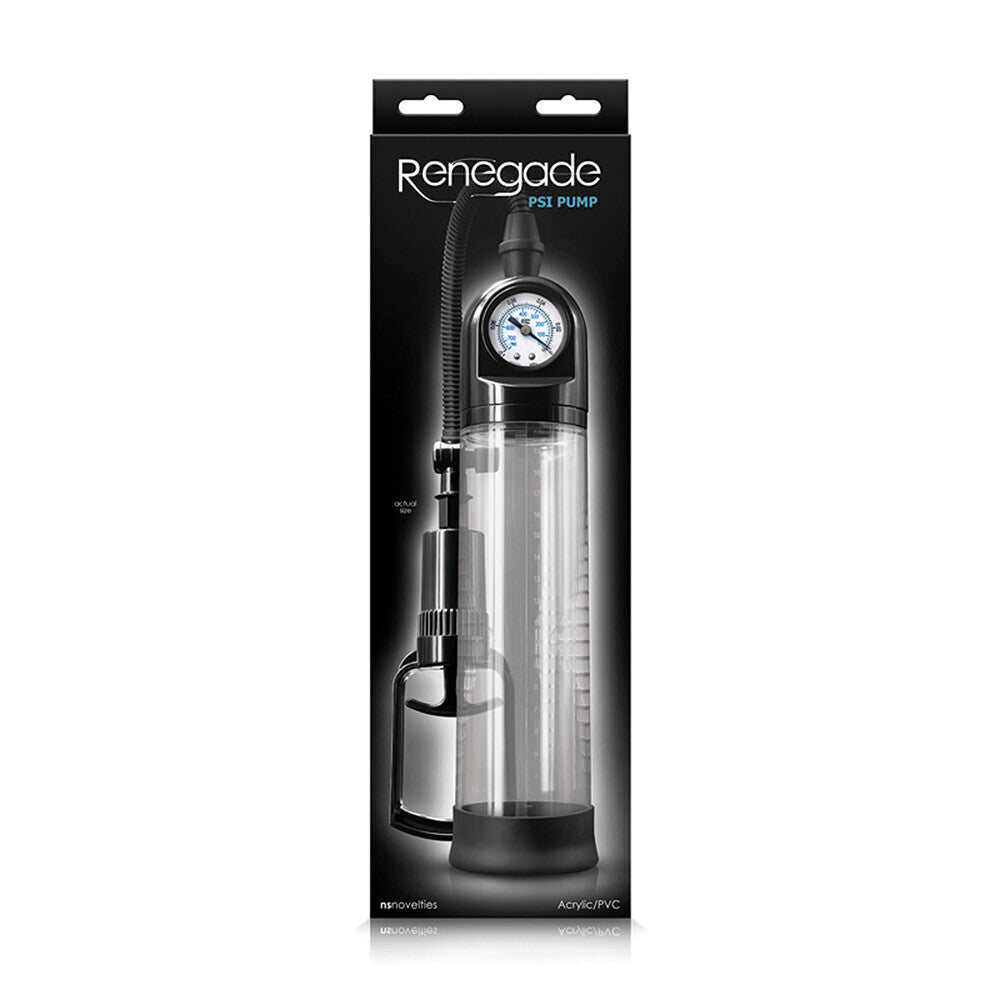 Renegade Transparent PSI Pump with Pressure Gauge Doughnut
