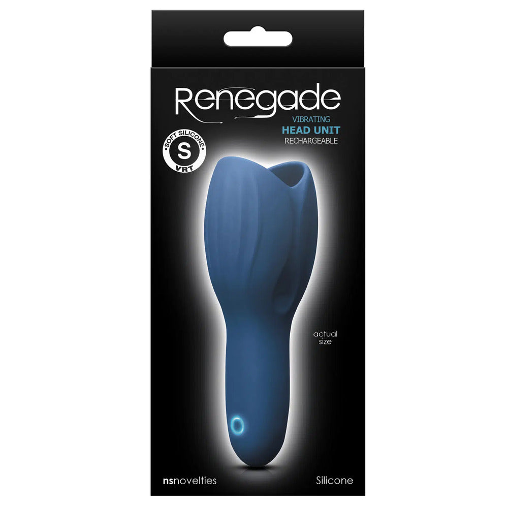 Renegade Black Rechargeable Vibrating Head Unit