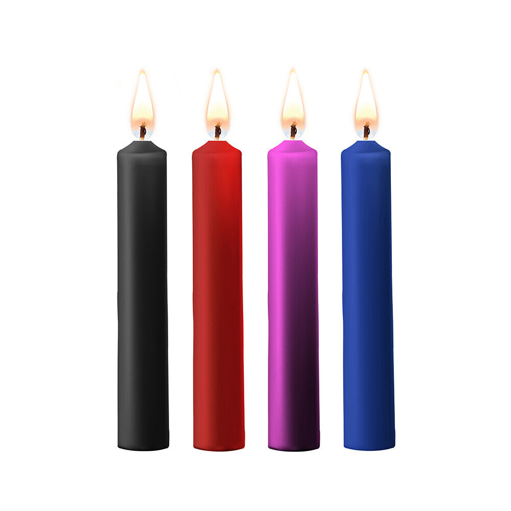 Ouch! Colorful Teasing Wax Candles Small 4 Pack