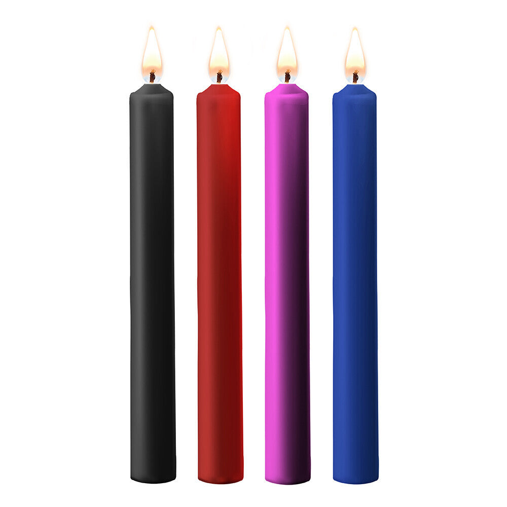 Ouch! Colorful Teasing Wax Candles Set of 4