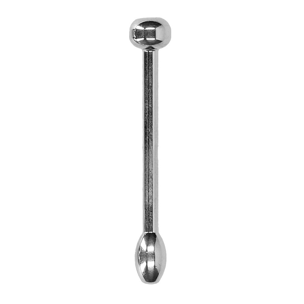 Ouch Silver Stainless Steel Urethral Plug with Thick Head