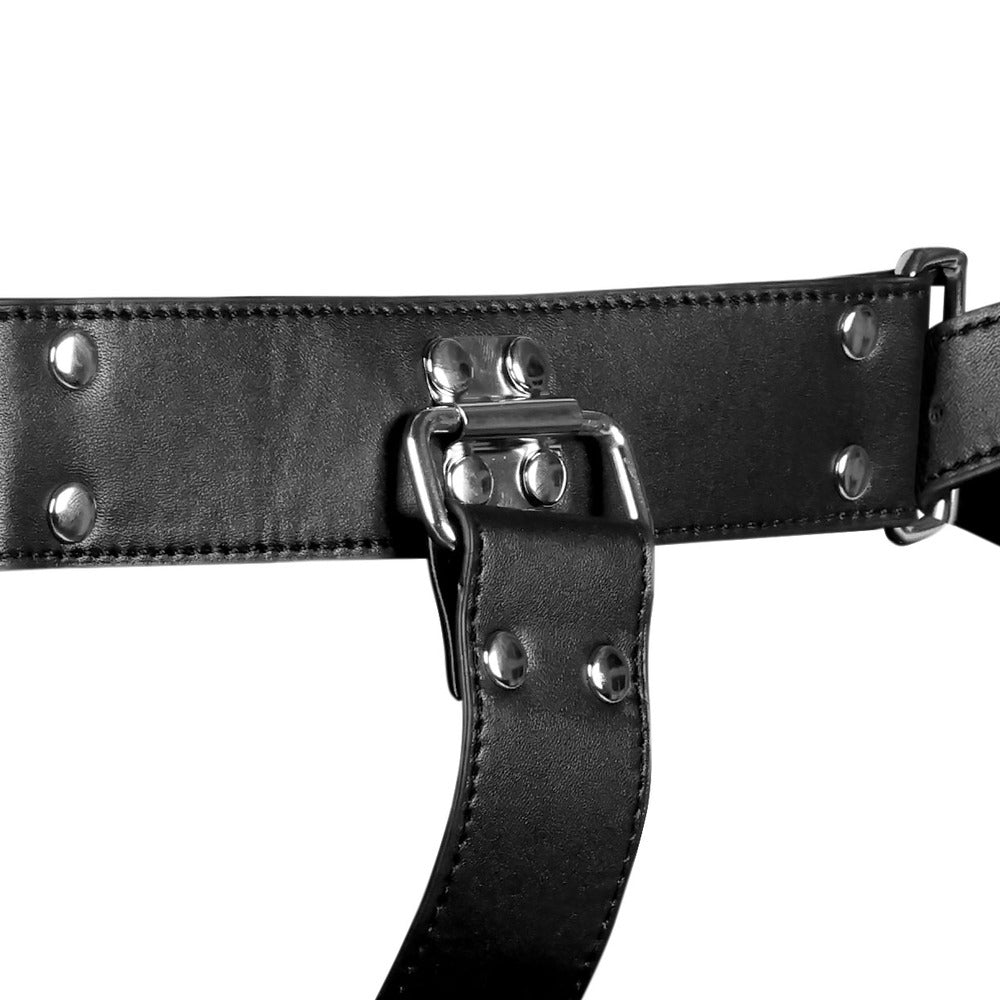 Premium Bondage Black Complete Arm Restraints Harness