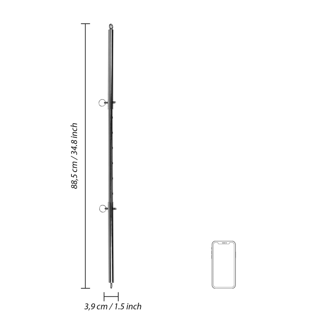 Ouch Silver Adjustable Spreader Bar