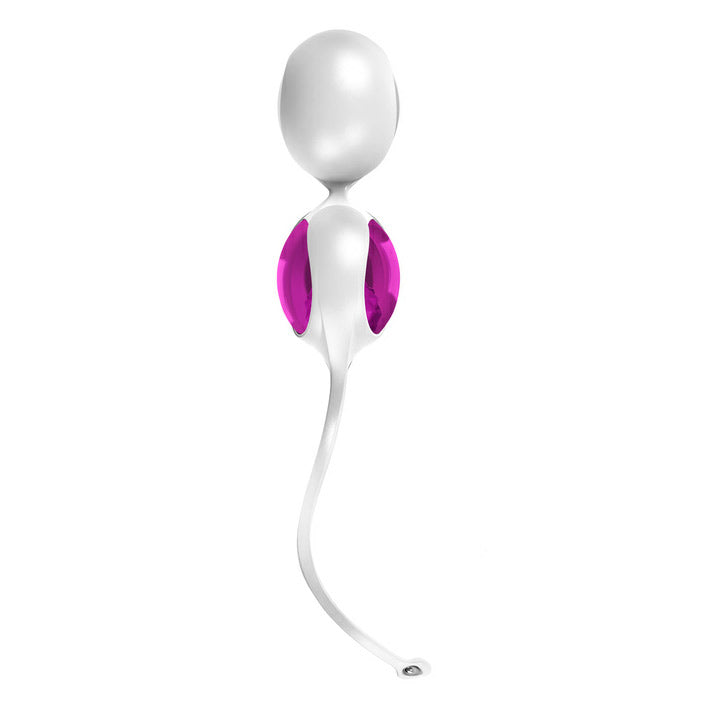 Ovo L1 White and Light Violet Silicone Love Balls