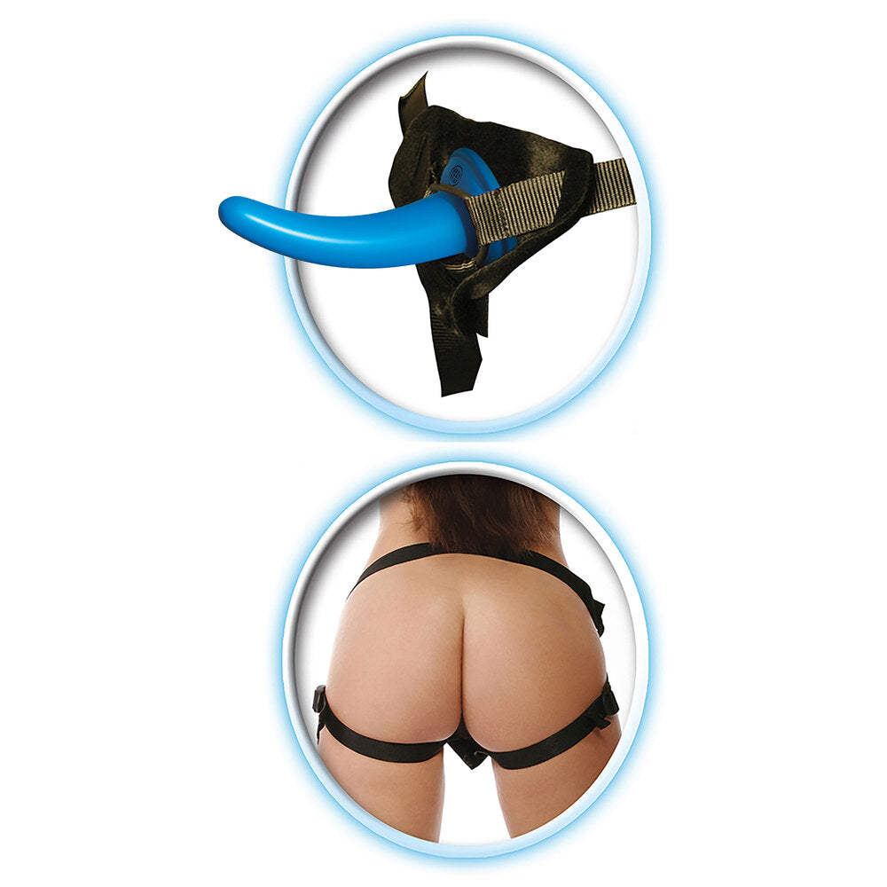 Fetish Fantasy Series Blue Beginner Strap-On with Dildo