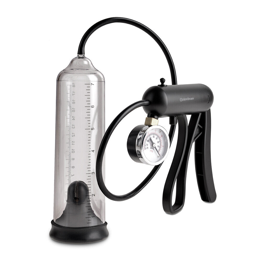 Pump Worx Clear ProGauge Power Pump with Pressure Gauge