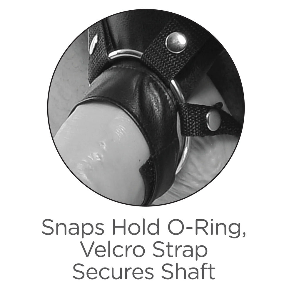 King Cock Flesh 11 Inch Dual Cock Hollow Strap-On