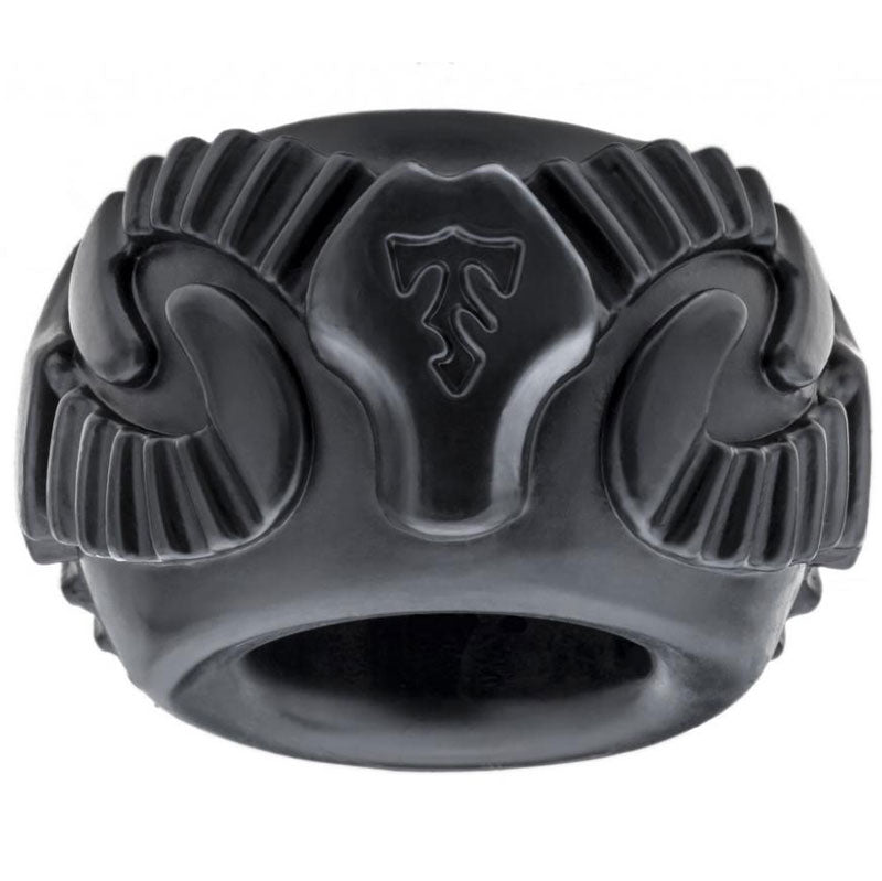 Perfect Fit Black Tribal Son Ram Ring Dual Pack