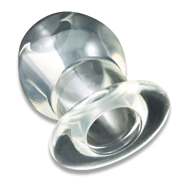 Perfect Fit Clear XLarge Tunnel Anal Plug with Flexible Design