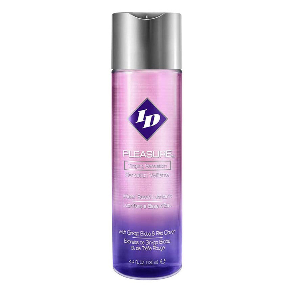 ID Pleasure Clear Water-Based Lubricant with L-Arginine 4.4 oz