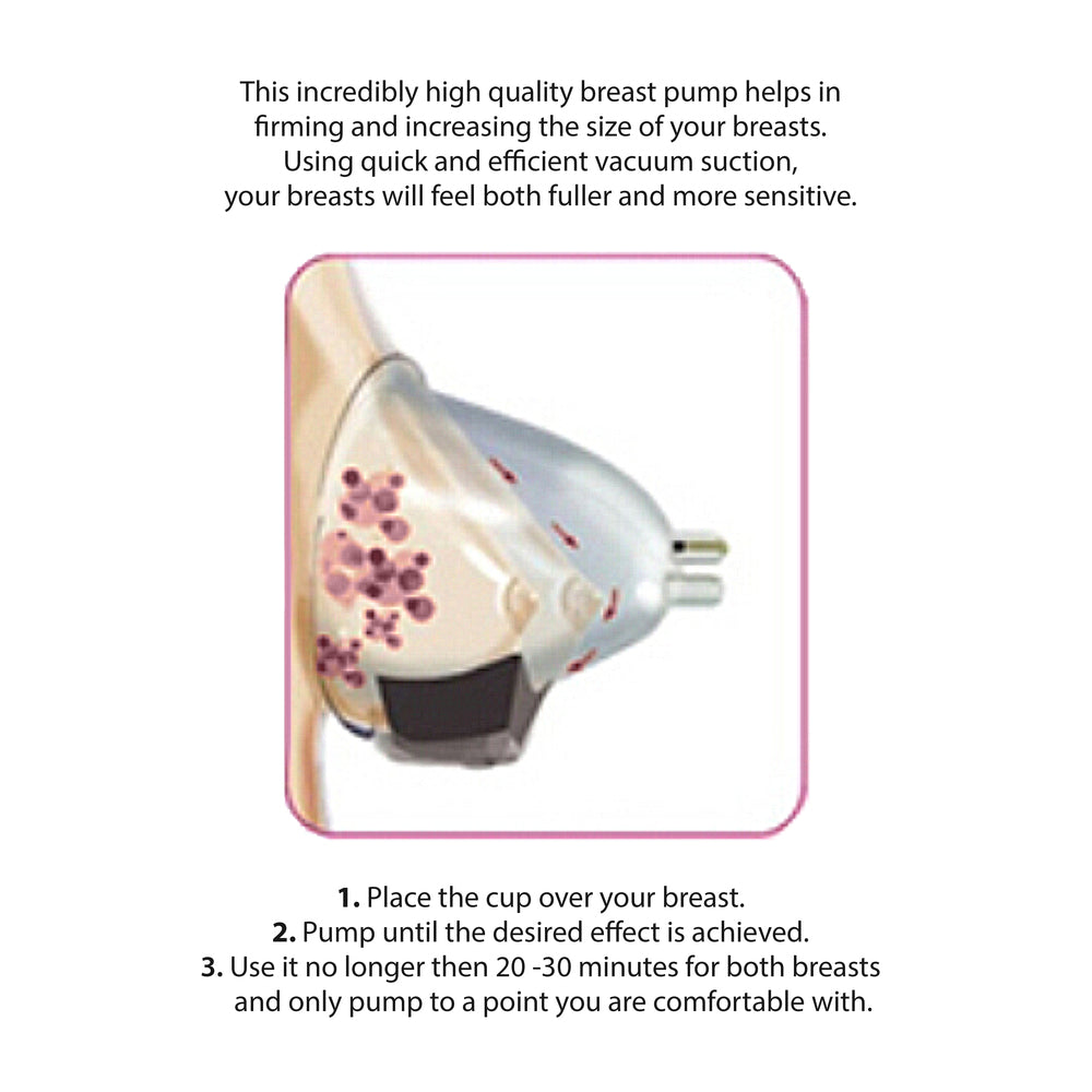 Pumped Medium Rose Gold Breast Pump Set with Silicone Seal