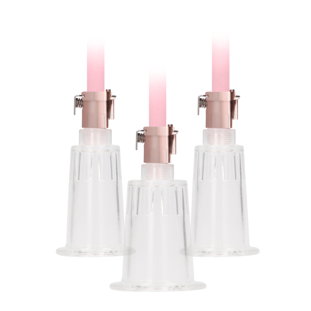Pumped Sensational Clear Clitoral and Nipple Pump Set