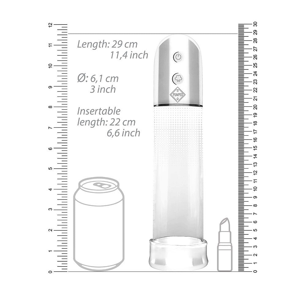 Shots Toys Automatic Luv Pump Transparent