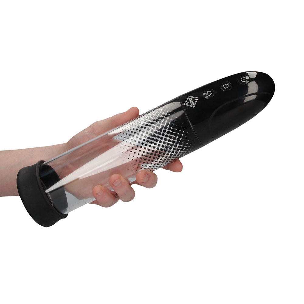Shots Toys Automatic Rechargeable Luv Pump Black