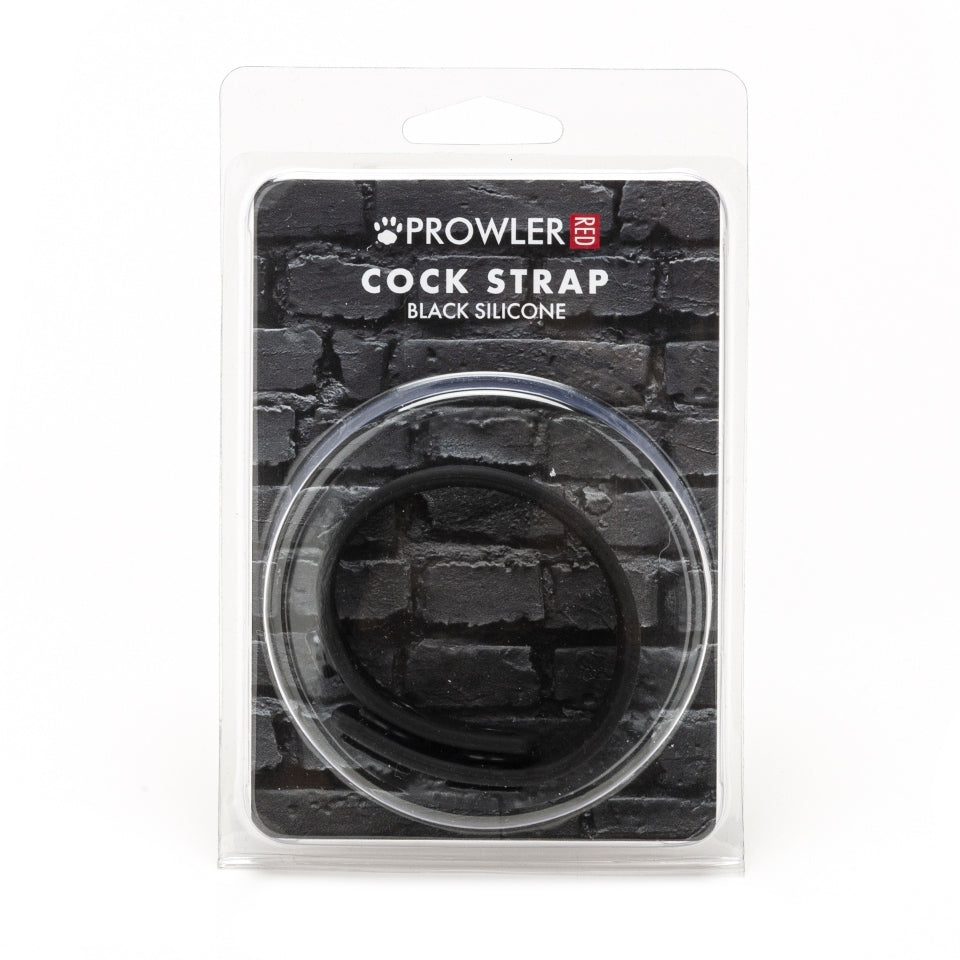 Prowler RED Black Silicone Cock Strap for Comfort and Performance