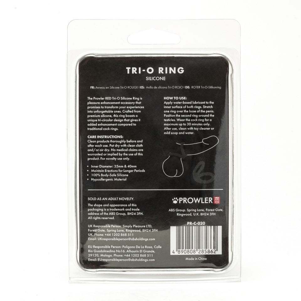 Prowler RED Tri-O Comfort Silicone Ring