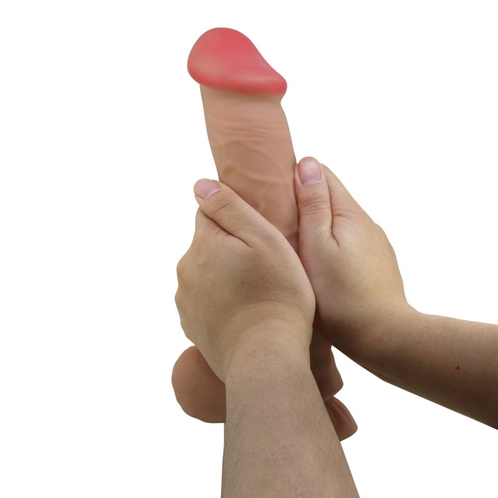 Pretty Love Flesh-Pink 8 Inch Dildo with Suction Cup