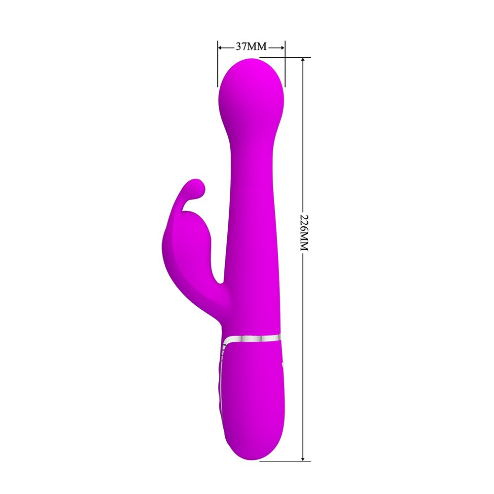 Pretty Love Dejon Purple Rechargeable Rabbit Vibrator