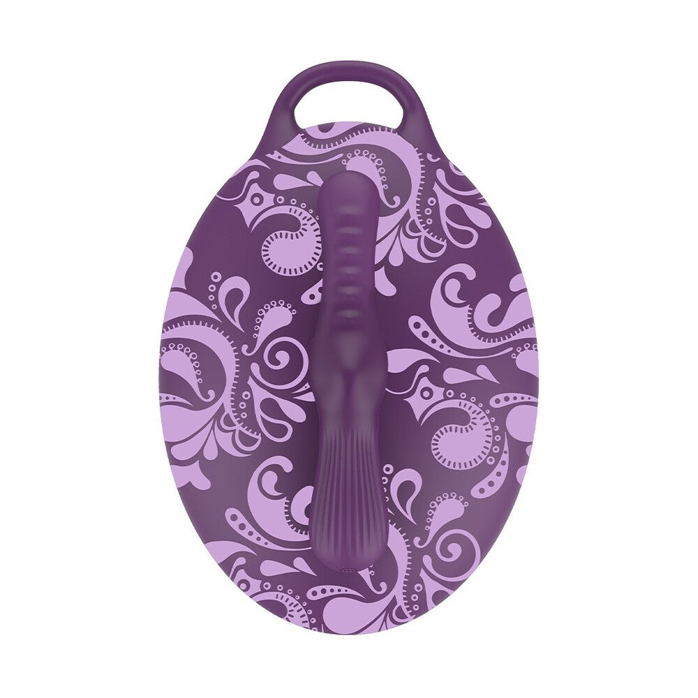 Bouncy Bliss Purple Hands-Free U-Shape Vibrator