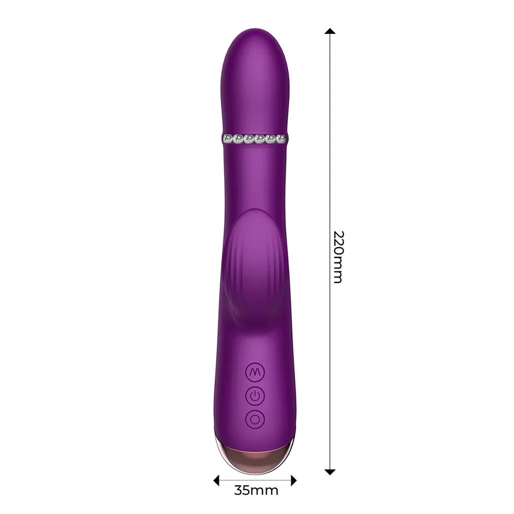 INTOYOU Purple Sendel Rabbit Vibrator with APP