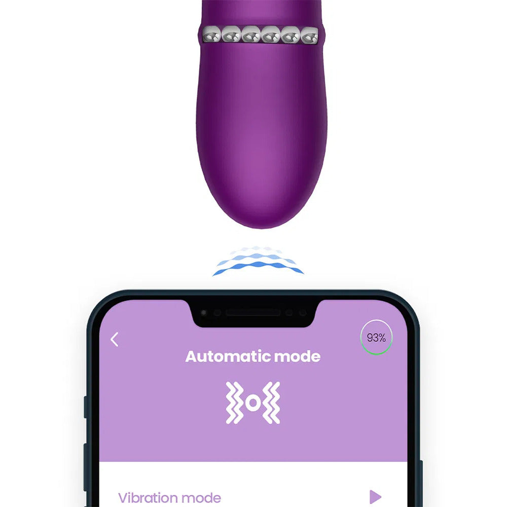 INTOYOU Purple Sendel Rabbit Vibrator with APP
