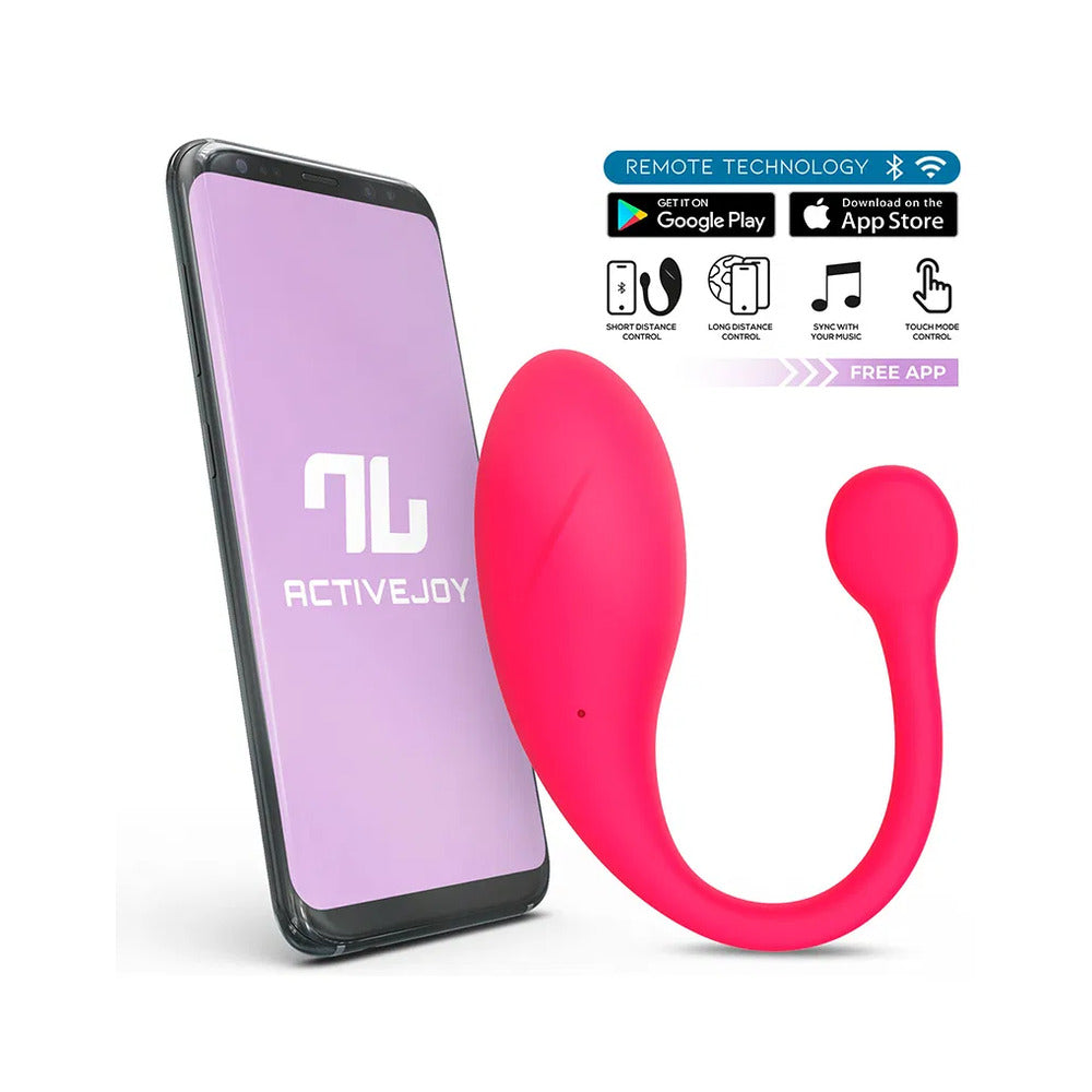 INTOYOU Pink Bulby Vibrating Egg with App Control