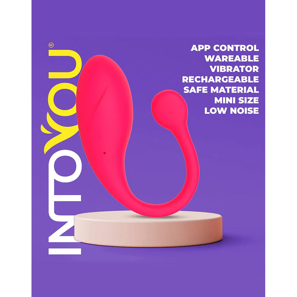 INTOYOU Pink Bulby Vibrating Egg with App Control