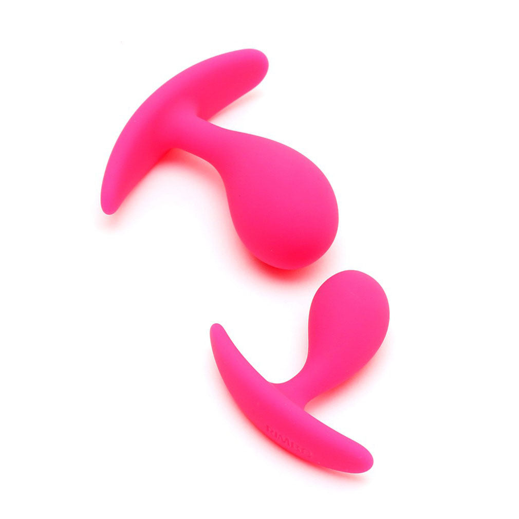 Copenhagen Pink Silicone Duo Anal Plug Set