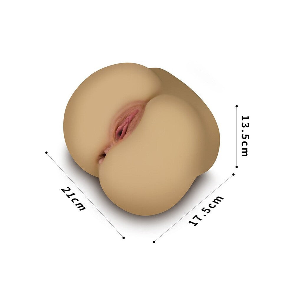Lovetoy Flesh Pink Realistic Dual-Opening Masturbator