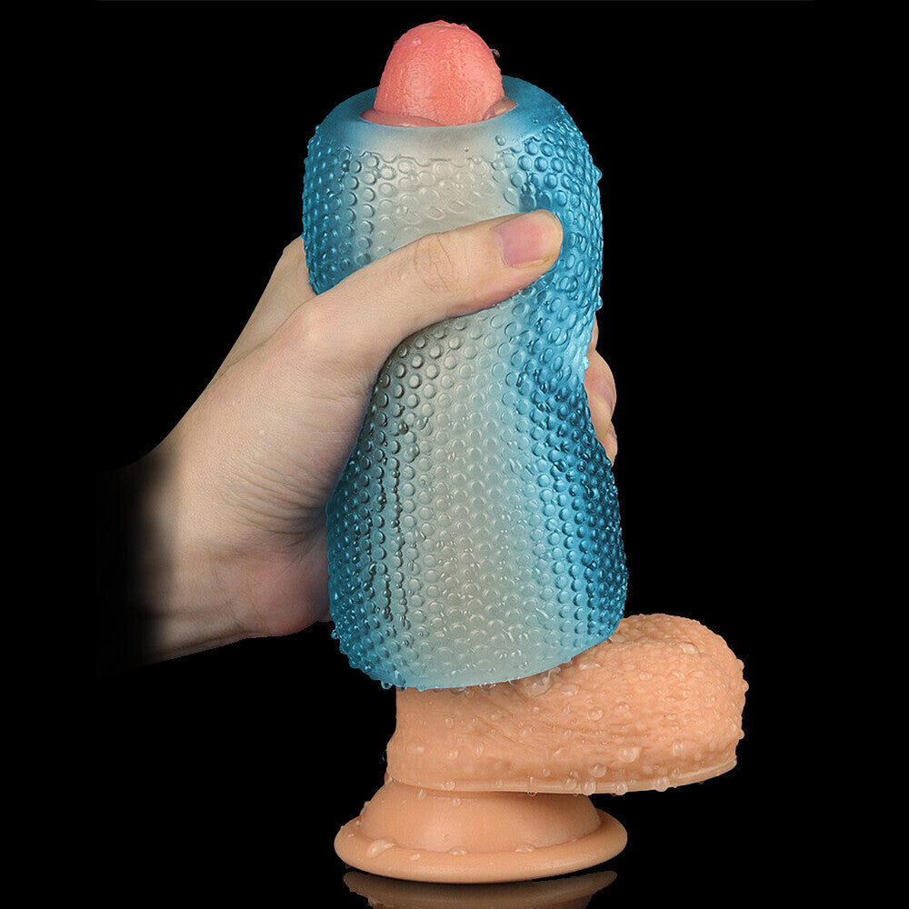 Lovetoy Blue Double-Sided Training Master Masturbator