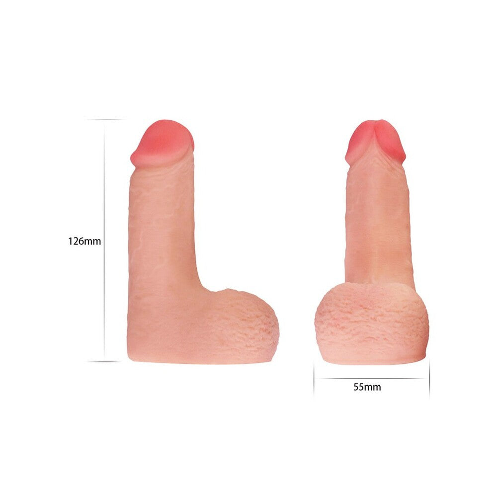 Lovetoy Flesh Pink Skinlike Limpy Cock 5 Inches Packer