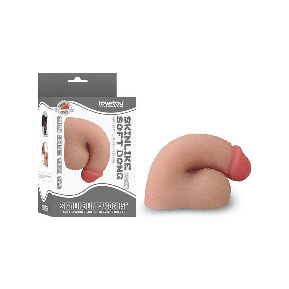 Lovetoy Flesh Pink Skinlike Limpy Cock 5 Inches Packer