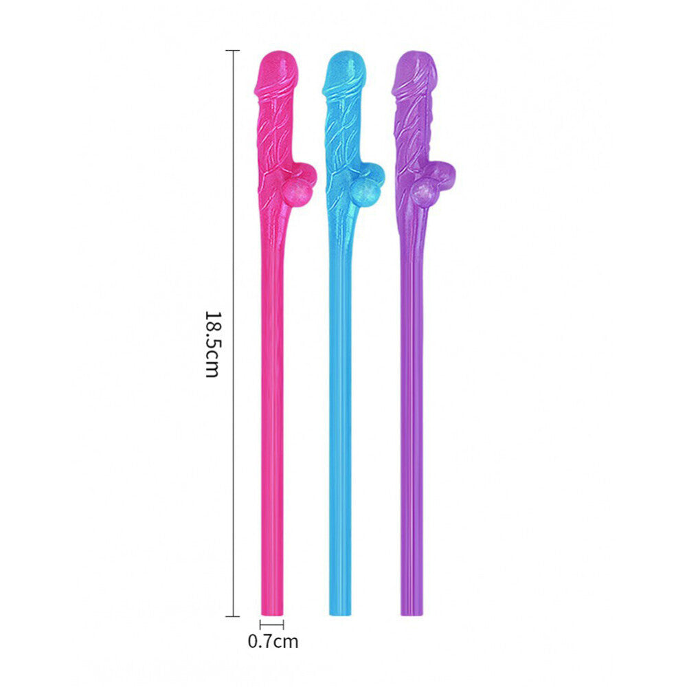 Lovetoy Pecker Straws Pack of 9 for Hens Night Fun