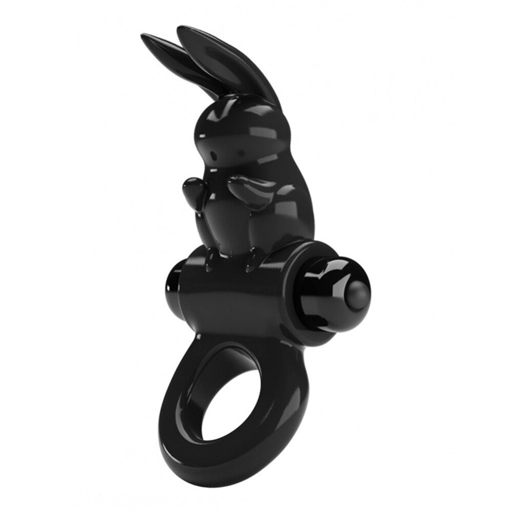 Pretty Love Black Exciting Ring Vibrating Cockring