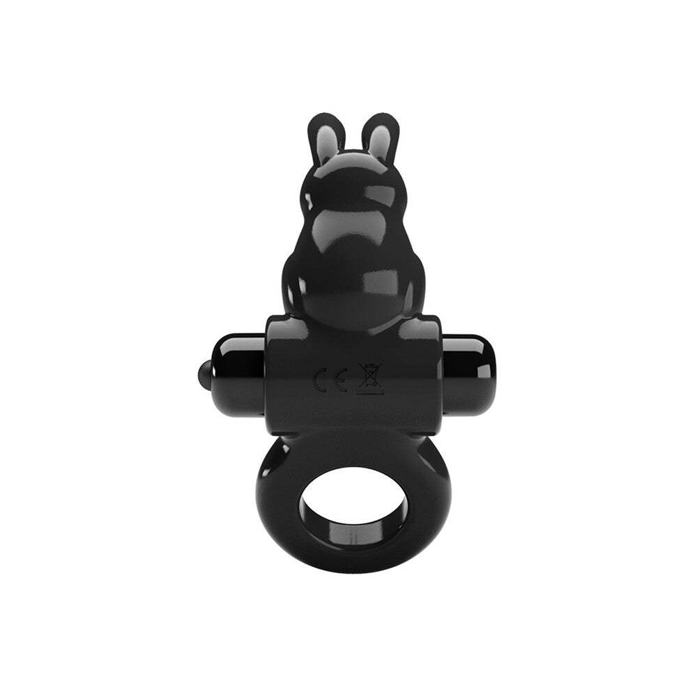 Pretty Love Black Exciting Ring Vibrating Cockring