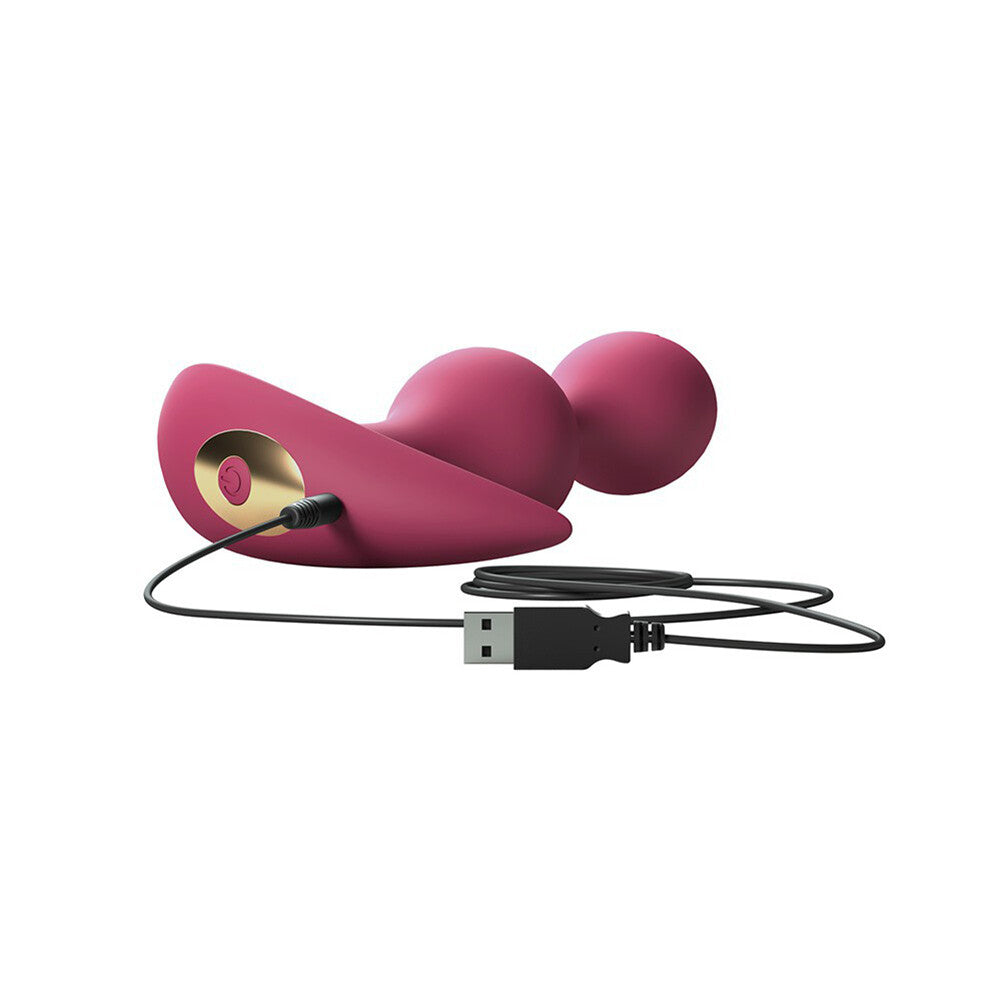 Love to Love Pink Twinny Bud Vibrating Butt Plug