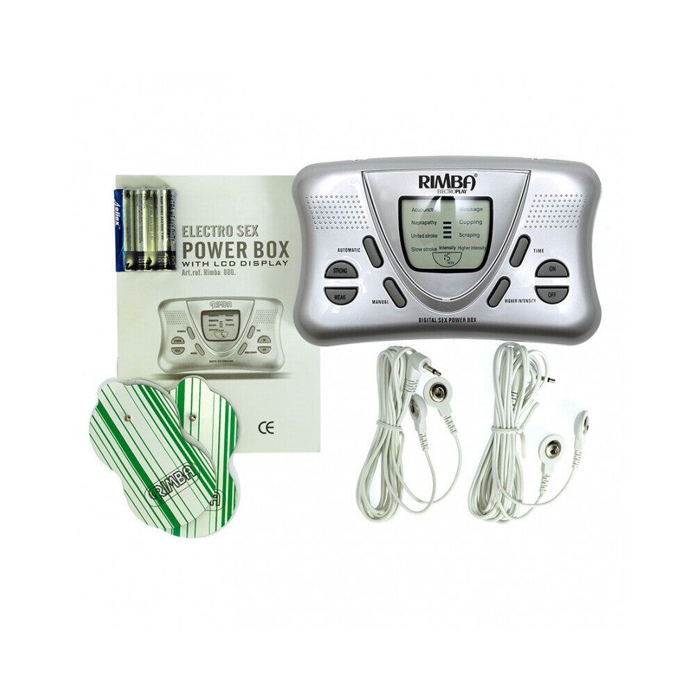 Rimba Black Electro Powerbox Stimulator with Dual-Channel Control